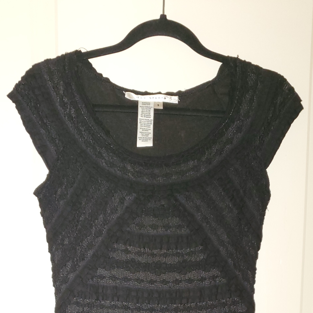 Max Studio Black Dress